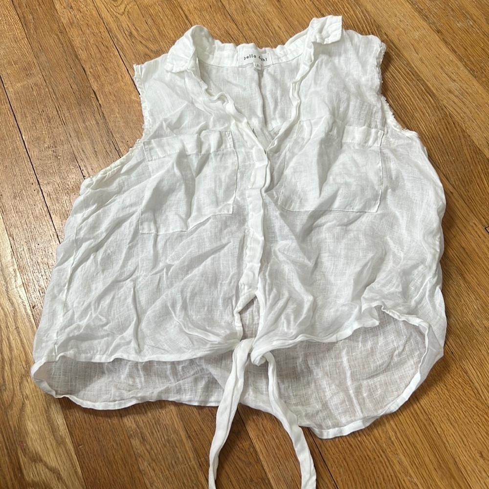 Bella Dahl Women’s White Blouse Size S